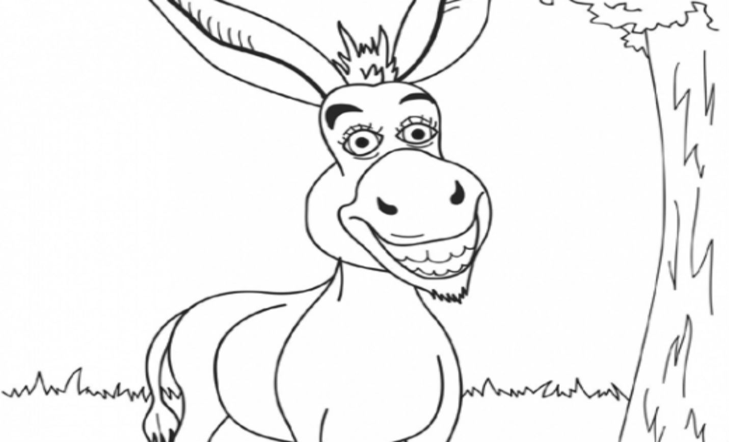 Desenhando e Colorindo o Burro do Shrek 